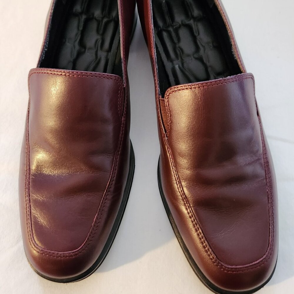 Rockport Maroon Leather Loafers